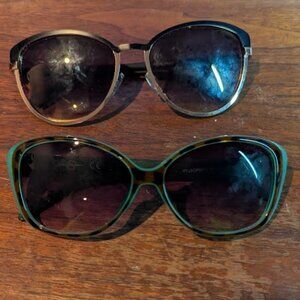 Two Pairs Jessica Simpson Cats Eye Sunglasses
